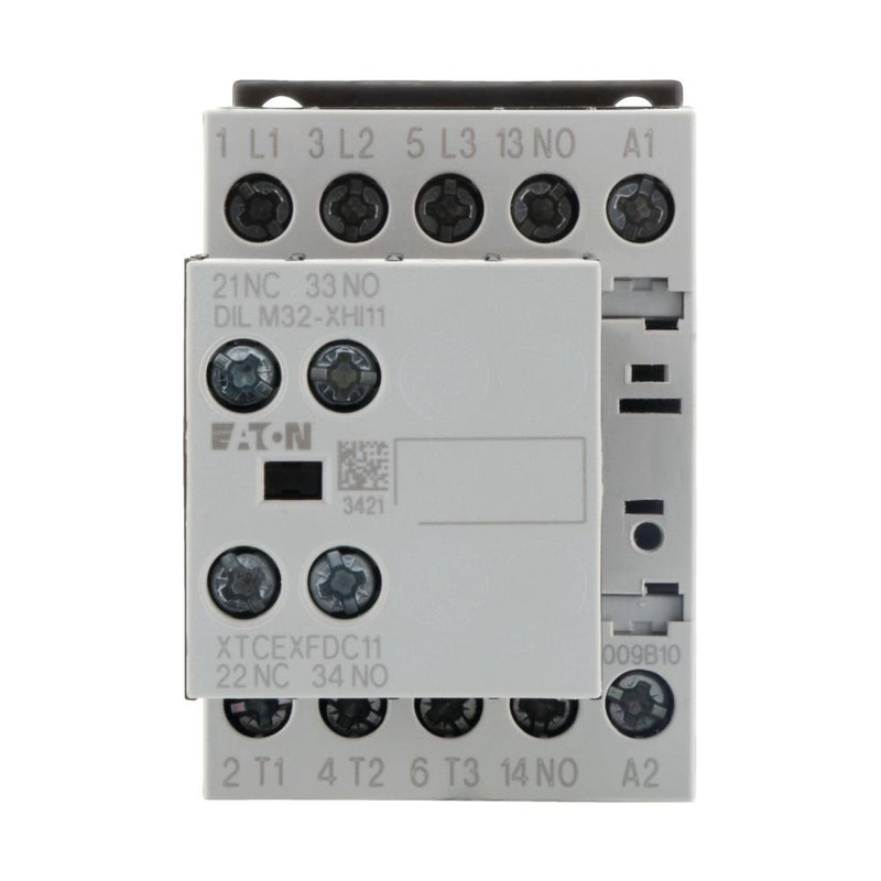 Eaton - Leistungsschütz zum Schalten von Wechselstrom Leistungsschütz DILM9-21(24VDC) 2S1Ö 4kW/400V,DC