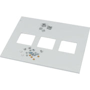 Eaton - Abdeckung/Blende/Beschriftungsleiste (Schaltschrank) Frontblende +Einbausatz XMN240806CF NZM2 horizontal grau