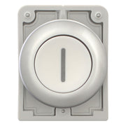 Eaton - Frontelement für Drucktaster Drucktaste RMQ-Titan M30C-FDR-W-X1 flach rastend weiß