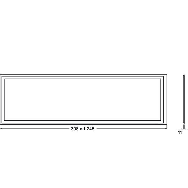 Brumberg Leuchten - Decken-/Wandleuchte LED-Panel 32060073 3000K