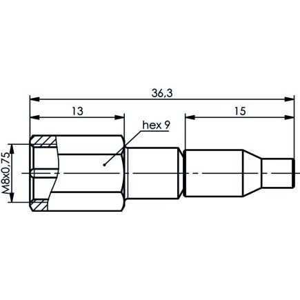 Telegärtner - Koax-Steckverbinder FME-Kabelstecker 100025644 cr/cr − 5 Stück