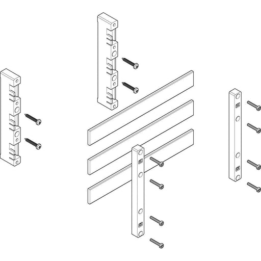 ABN - Verteilerfeld für Installationsverteiler Sammelschienen-Modul MFSC12643 flach 1FB/2RE