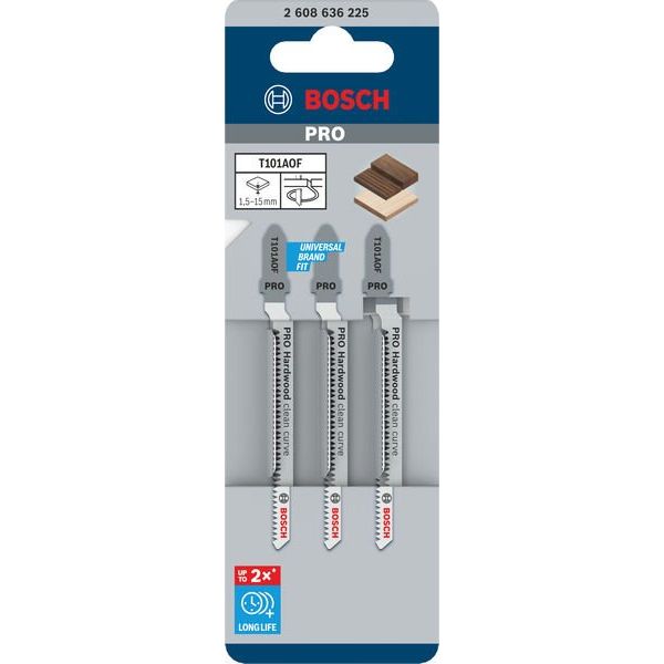 Bosch - Stichsägeblatt PRO Hardwood clean curve 2608636225 T101AOF