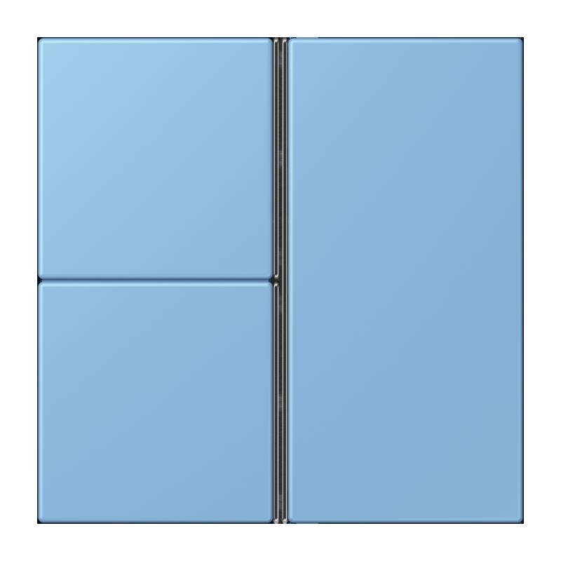 Jung - Abdeckung/Bedienelement für Installationsschalterprogramme Tastensatz 3fach LC 403 TSA 256 bleu ceruleen 59