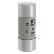Eaton - Zylindrische Sicherung Sicherungseinsatz Nieders. CYL GG 22,#C22G80S 80A AC 500V 120kA − 10 Stück