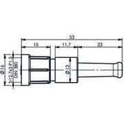Telegärtner - Koax-Steckverbinder PH-Buchse schwarz G29 100024962 2-teilig, drehbar