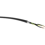 Energiekabel < 1 kV, für ortsveränderlichen Einsatz YSLYCY-JZ 4x1,5swTr.500 YSLYCY-JZ 4x1,5sw Steuerltg.0,6/1kV sw − 500 Meter
