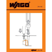 WAGO - Warn-/Hinweisschild Handhabungsaufkleber 210-416 − 100 Stück