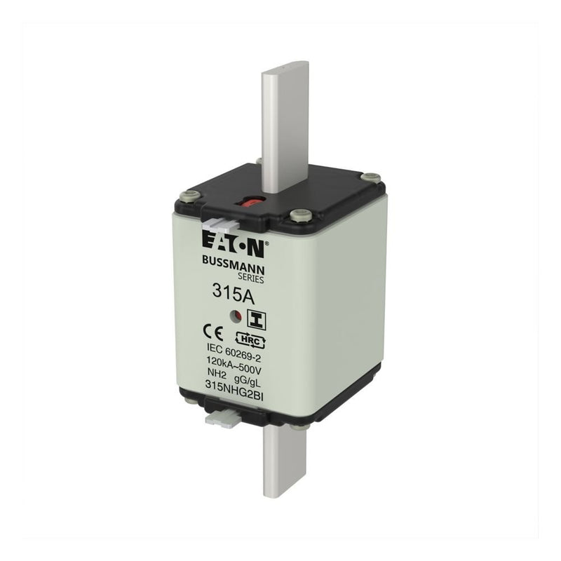 Eaton - Messersicherung Sicherungseinsatz Nieders. NH FUSE 31#315NHG2BI 315A AC 500V 120kA − 3 Stück