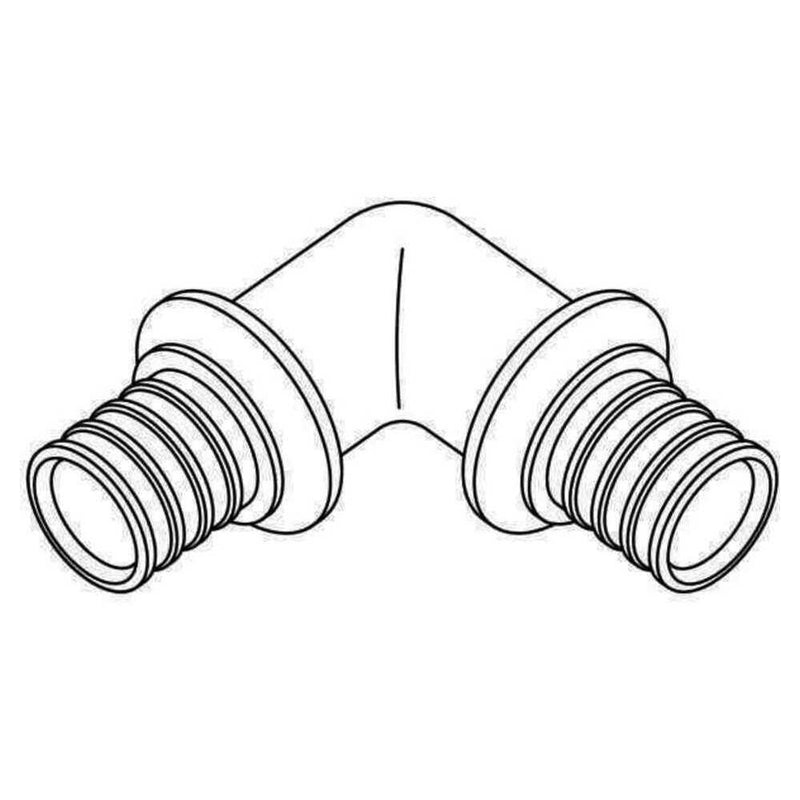 REHAU Automotive - Fitting mit 2 Anschlüssen Winkel 90 Grad 12350901001 14x1,5 - 14x1,5 − 5 Stück
