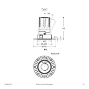 EVN Lichttechnik - Downlight/Strahler/Flutlicht LED-Einbauleuchte modular F03R09AM1327L38D Konfigurationstype