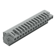 WAGO - Kabelsteckverbinder für Leiterplattensteckverbinder 1-Leiter Federleiste 232-116/026-000 CAGECLAMP 2,5mm²,gr − 25 Stück
