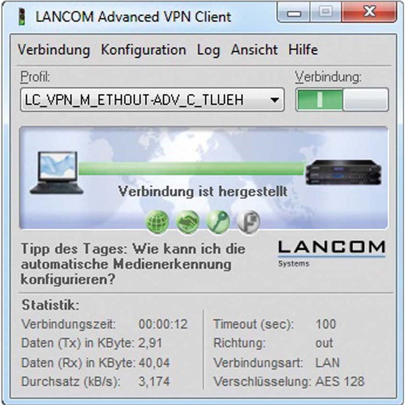 LANCOM - Training Firmenzugang 61602 verschlüsselt