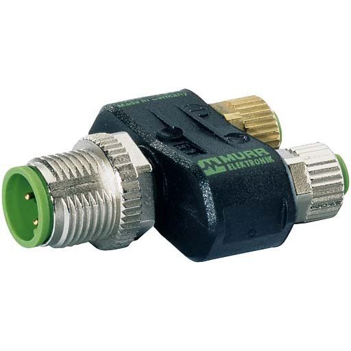 Murrelektronik - Sensor-Aktor-Adapter T-Stück SlimLine 7000-41231-0000000 M12-St.3p/2xM8-Bu.3p