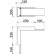 OBO Bettermann - Inneneck für Brandschutzkanal Inneneck PLM IC 1220 RW m Brandschutzgewebe