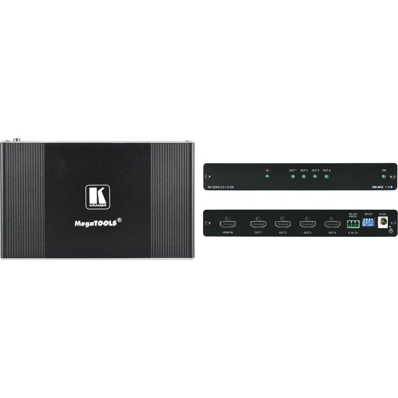 Kramer - Audio/Video-Funksystem 4K HDMI-Verteilverstärker VM-4H2 1:4