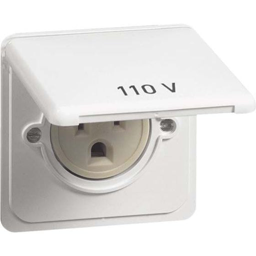 Peha - Schalter-/Steckdosenkombination US NEMA-Steckdose D806670/15 US K WU W 15A 125V, weiß