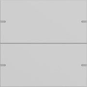 Gira - Bussystem-Tastwippe Wippenset 2-fach 5022915 Tastsens.4 TS4 Grau