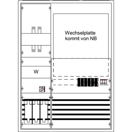 Striebel&John - Zähler-Komplettschrank Schrank komplett KS450 3/3A
