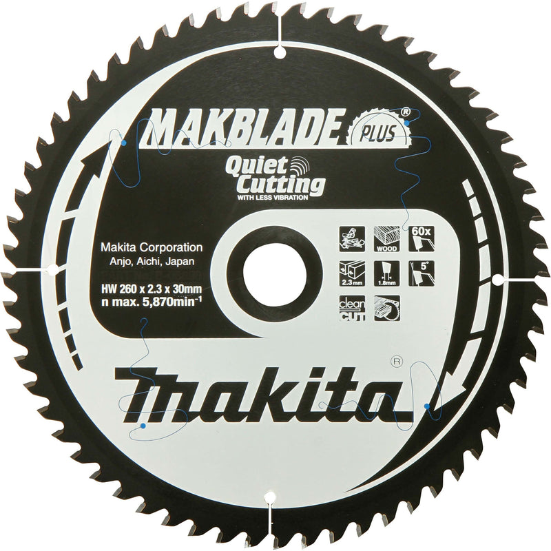 Makita - Kreissägeblatt Sägeblatt 255x30x72Z B-32596