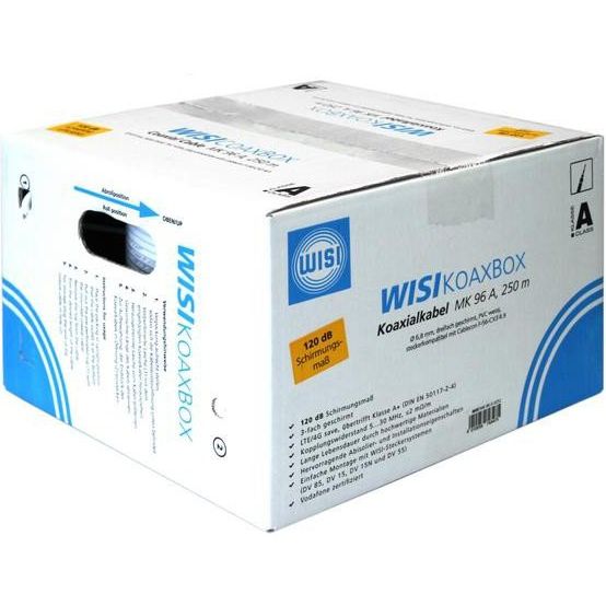 Wisi - Koaxialkabel Abrollbox MK 96 A 0252 Box250 75 OHM WS 250M − 250 Meter