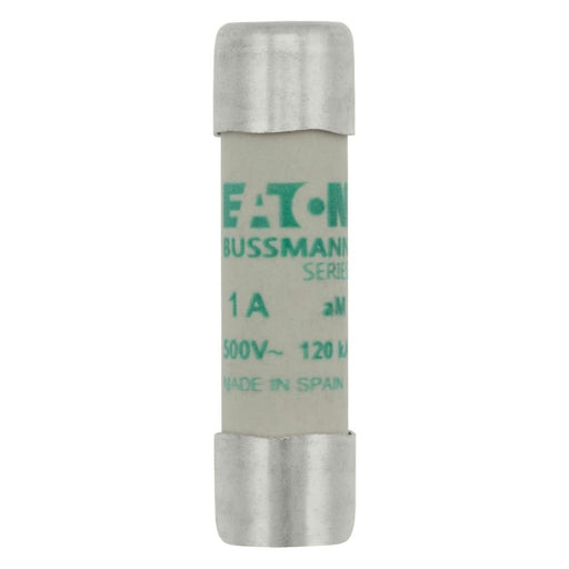 Eaton - Zylindrische Sicherung Sicherungseinsatz Nieders. C10M1 1A AC 500V 120kA − 10 Stück