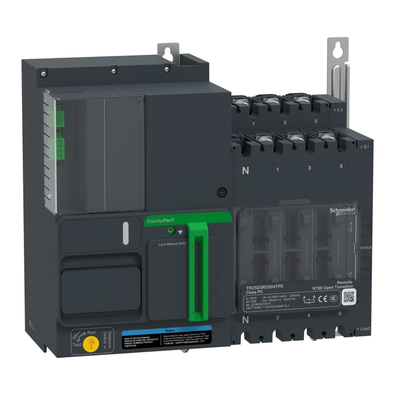Schneider Electric - Lastschalter Netzumschaltung ferngest. TR25D3R2004TPE 200A 400V