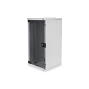DIGITUS - Netzwerk-/Serverschrank Wandschrank 12HE DN-10-12U RAL7035 300mm tief
