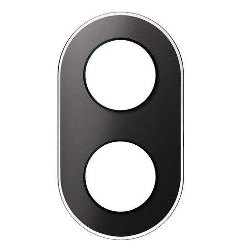 Elso - Abdeckrahmen Glasrahmen WDE011427 schwarz,2-fach − 1 Stück by Elso
