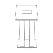 Siedle&Söhne - Standfuß für Briefkastengehäuse Zubehör-Erdstück ZE/STL 308 x 308 − 1 Stück
