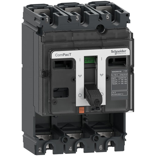 Schneider Electric - Leistungsschalter für Trafo-, Generator- und Anlagenschutz Kompaktleistungsschalter C25F3D Grundschalter ComPac
