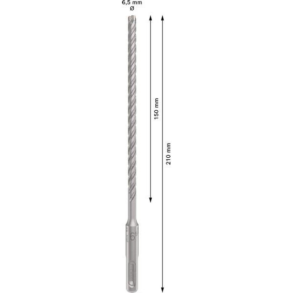 Bosch - Bohrer PRO SDS plus-5X 2608833783 Hammerbohrer 6,5 x