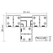 Nobile - Zubehör/Ersatzteile für Lichtschlauch/-band T-Verbinder 5er Set 5011510825