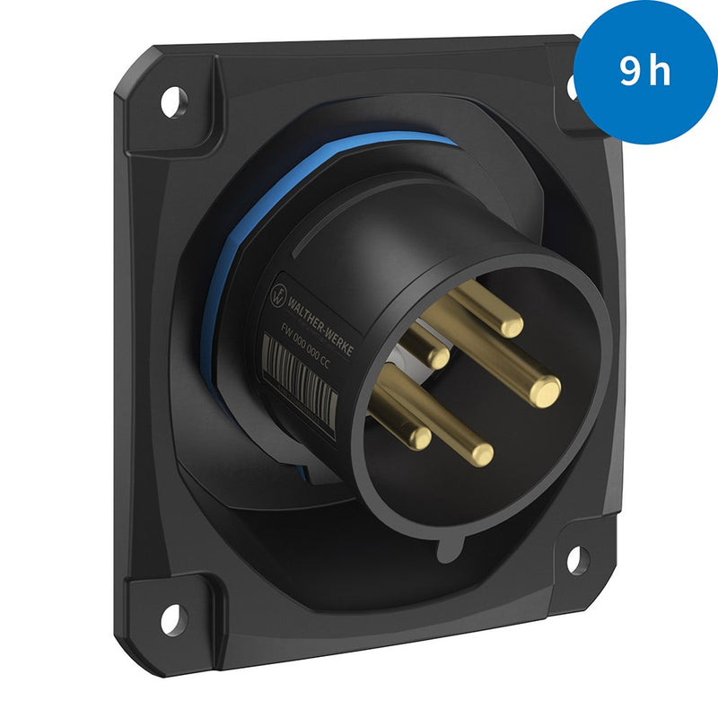Walther Werke - CEE-Gerätestecker (IEC 60309) CEE NEO Anbaugerätestecker FW712509CC 16A 5P 9h IP54