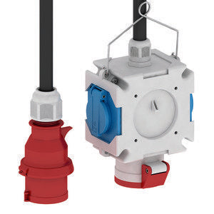 Bals Elektrotech - CEE-Steckdosen-Kombination (IEC 60309) T-V-C Kreuzverteiler 54657