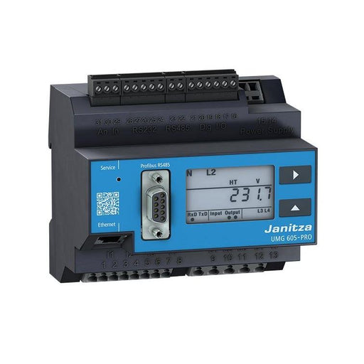 Janitza Electronic - Kombimessgerät Netzanalysator UL UMG 605-PRO 230V (UL 95..240VAC,135..340D