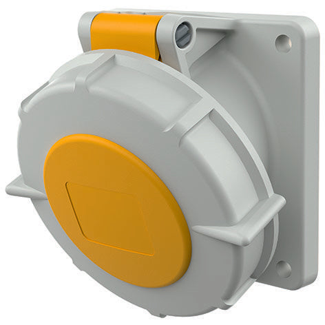 Mennekes - CEE-Anbausteckdose (IEC 60309) Anbaudose schräg 903 16A,3p,4h,110V,IP67