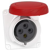 Schneider Electric - CEE-Anbausteckdose (IEC 60309) Industriesteckdose PKF32F734 gewinkelt, 32A, 3p+E