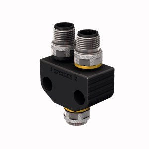 Turck - Passiver Sensor-/Aktor-Verteiler (mit Leitung) Zweifachverteiler VB2-FKM4.4-2FSM4