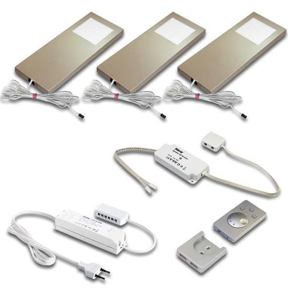 Hera - Decken-/Wandleuchte LED-Unterbauleuchte 61053130108 edelstahloptik