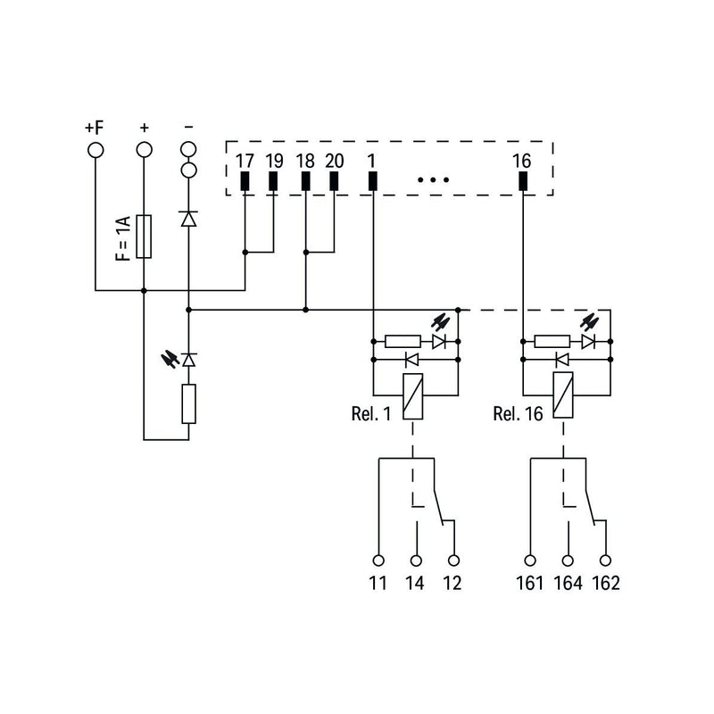 WAGO - Übergabemodul 704-5024 DIN 41651
