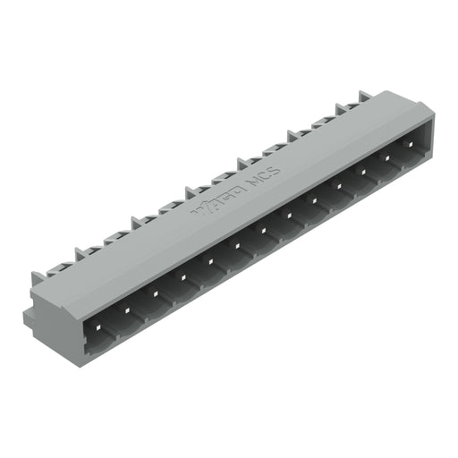 WAGO - Leiterplattensteckverbinder THT-Stiftleiste Lötstift 231-473/001-000 1,2x1,2,abgew.,gr − 50 Stück