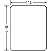 Hensel - Montageplatte für Verteilergehäuse Montageplatte Mi MP 6 aus Isolierstoff