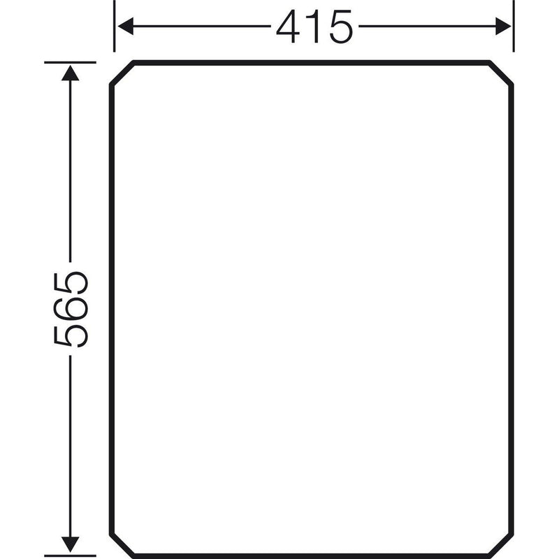 Hensel - Montageplatte für Verteilergehäuse Montageplatte Mi MP 6 aus Isolierstoff