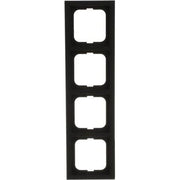 Busch-Jaeger - Abdeckrahmen Rahmen 4-fach 1724-885K schwarz matt, f.lin