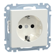 Merten - Steckdose SCHUKO-Steckdose pws/gl MEG2351-0319 Kennz.Trockner