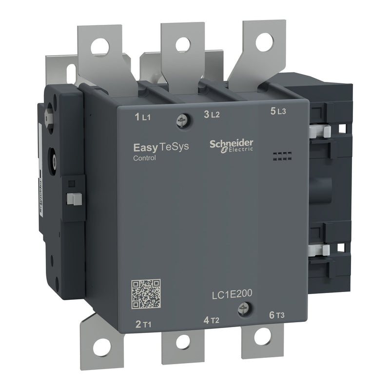 Schneider Electric - Leistungsschütz zum Schalten von Wechselstrom Leistungsschütz Easy TeSys LC1E200Q5 3P 200A 380VAC 50Hz