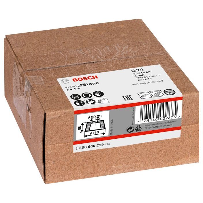 Bosch - Trenn-/Schleifscheibe PRO Stone Konischer 1608600239 Schleiftopf 90 x 110