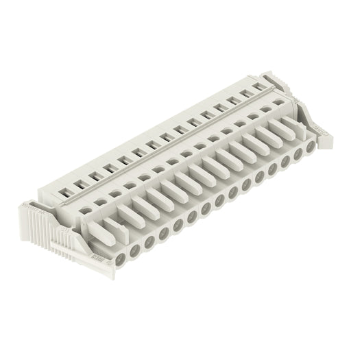 WAGO - Kabelsteckverbinder für Leiterplattensteckverbinder 1-Leiter-Federleiste 721-115/008-000/037- CAGECLAMP 2,5mm²,lgr − 25 Stück