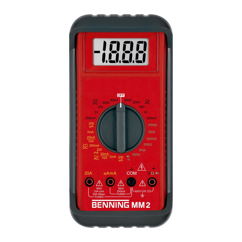 Benning - Multimeter Digital Multimeter MM2 1000V Messbereich